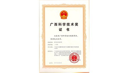 廣西科學技術(shù)進步二等獎